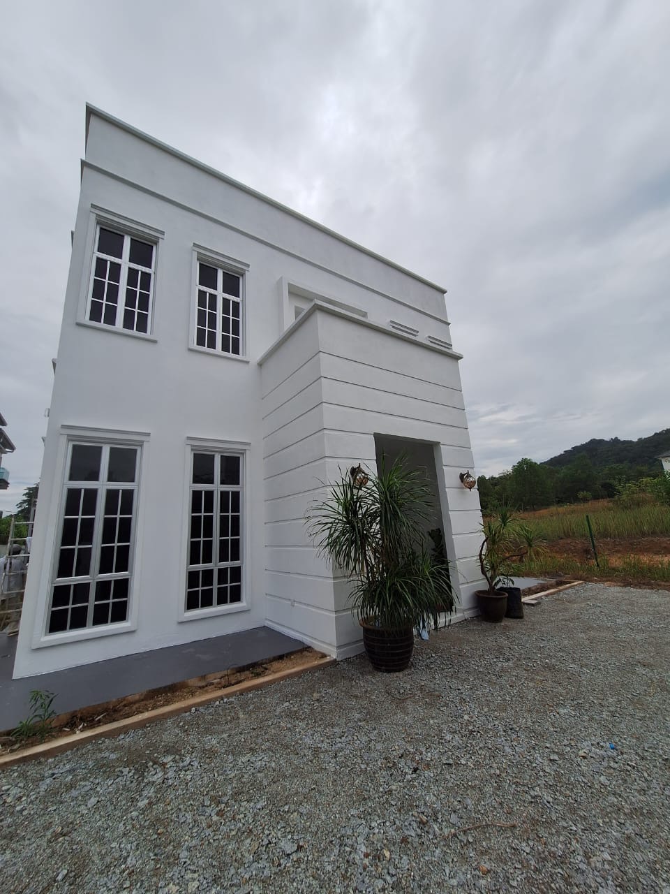 Classical villa, front elevation